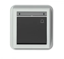 Przycisk dzwonkowy zwierny podtynkowy 10AX 250V IP55 szary AQUANT 2K 5005-70 Elektro-Plast