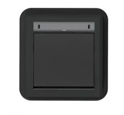 Łącznik pojedynczy / schodowy podtynkowy 10AX 250V IP55 antracyt AQUANT 2K 5001-77 Elektro-Plast