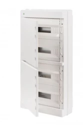 Rozdzielnica modułowa natynkowa 4x18 72 moduły PE+N IP40 drzwi białe AREO 3653-00 Elektro-Plast