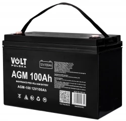 Akumulator AGM 12V 100Ah VRLA bezobsługowy