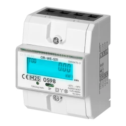 Licznik energii elektrycznej 3-fazowy 80A, MID, 3 moduły, DIN TH-35mm, OR-WE-531