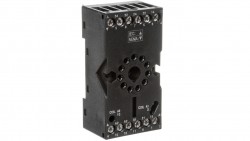 Gniazdo wtykowe do przekaźników R15 3P 12A 300V AC (można montować moduł czasowy COM3) GZP11 2613506