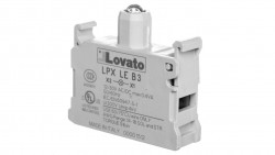 Oprawka z LED zielona 12-30V AC/DC LPXLEB3