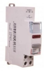 ŁĄCZNIK MODUŁOWY BISTABILNY Z LAMPKĄ LED CZERWONĄ 110/400V AC LP452 1NO 04464/412915