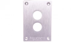 Płyta czołowa do montażu podtynkowego 2-otwory 22mm XAPE302