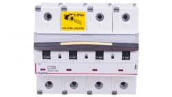 Wyłącznik nadprądowy 4P C 100A 10/16kA AC S314 DX3 409363