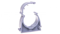 Uchwyt zamykany do rur 28mm bezhalogenowy szary UZHF 28 10863 /100szt./