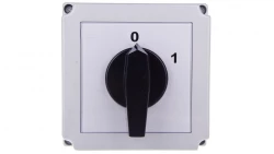Łącznik krzywkowy 0-1 4P 63A w obudowie 4G63-92-PK 63-840398-051