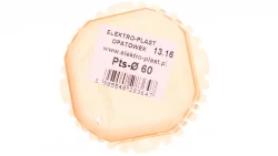 Pokrywa sygnalizacyjna fi 60mm okrągła pomarańczowa PTs 60 13.16 /50szt./