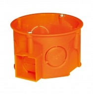 Puszka podtynkowa 60mm łączeniowa płytka z wkrętami czerwona PK-60 PRO 0284-01 /90szt