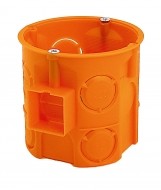 Puszka podtynkowa 60mm głęboka z wkrętami łączona ceglasty PK-60 PRO 0285-01 (op.60szt)