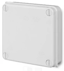 Puszka n/t hermetyczna pusta 135x135x42mm IP55 biała PK-3 0251-00