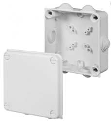Puszka n/t hermetyczna pusta 135x135x65mm IP55 biała PK-4 0233-00