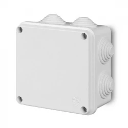 Puszka n/t hermetyczna pusta 135x135x85mm IP55 biała PK-5 0252-00