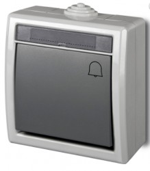AQUANT Łącznik zwierny dzwonek IP 55 szary 1205-10