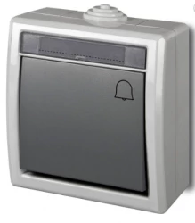 AQUANT Łącznik zwierny dzwonek IP 55 szary 1205-10