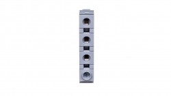 Złączka rozgałęźna 1x 35mm2 zacisk gwintowany 3x 10mm2 zacisk sprężynowy szara 284-621