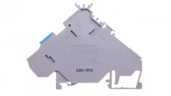 Złączka szynowa do elementów wykonawczych zasilająca 2,5mm2 szara 280-592 /10szt./