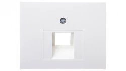 K.1 Element centralny do gniazda UAE RJ11 RJ12 RJ45 kat.3, 5e, 6 45st śnieżnobiały 14077009