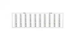 Ramka z oznacznikami 10x 31-40 209-705 /5szt./