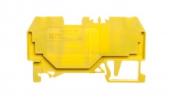 Złączka szynowa 2-przewodowa 4mm2 żółta 281-906