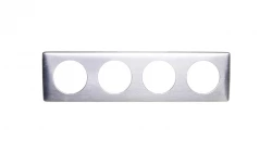 CELIANE Ramka poczwórna aluminium tworzywo Poziomy i pionowy 068924