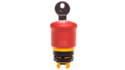 Przycisk bezpieczeństwa 22mm 0Z 1R IP66 klucz M22-PVS/K01 216514