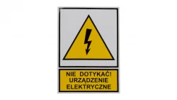 Tabliczka /znak ostrzegawczy/ TZO 52X74S /N.D.U.E./ E04TZ-01011110100 /10szt./