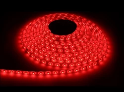 TAŚMA LED HERMETYCZNA IP65 BARWA ŚWIATŁA CZERWONA 300LED (ROLKA=5M)