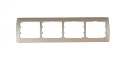 SISTENA LIFE Ramka poczwórna pozioma pearl 771504