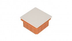 Puszka podtynkowa 126x126x70mm pomarańczowa Pp/t 5 11.5