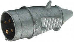 WTYCZKA METALOWA 16A/4P 400V IP-44  3126-326 (okrągłe)