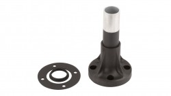 Podstawa z tulejką 120mm czarna metal XVBZ02