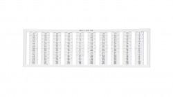 Ramka z oznacznikami 2x 1-50 209-766 /5szt./