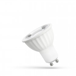 LED GU10 230V 4W SMD 45st  CW  z soczewką SPECTRUM