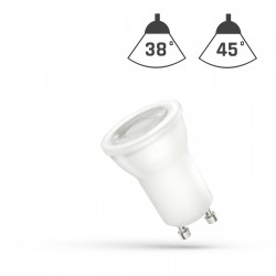 LED MR11 GU10 230V 2W SMD 45st NW z soczewką SPECTRUM