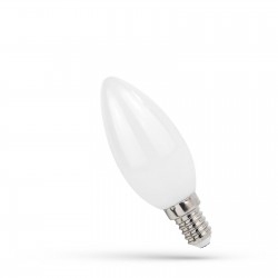 LED ŚWIECOWA E-14 230V 6W COG NW MILKY SPECTRUM