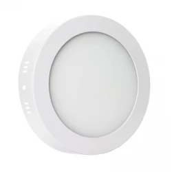 ALGINE ECO 6W 300lm WW 230V 120st IP20 IK06 FI125x35mm BIAŁY okrągła  natynkowa