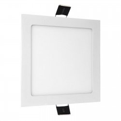 ALGINE ECO 12W 750lm WW 230V 120st IP20 IK06 170x170x22mm BIAŁY kwadrat. podtynkowa