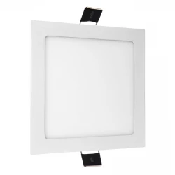 ALGINE ECO 12W 750lm WW 230V 120st IP20 IK06 170x170x22mm BIAŁY kwadrat. podtynkowa
