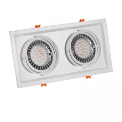 MDD MAXI DUE GU10 X 2 AR111  250V IP20 186x336x43mm BIAŁY