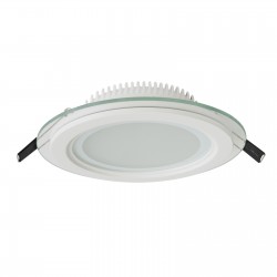 FIALE ECO LED ROUND 230V 12W IP20 CW SUFITOWE oczko szklane
