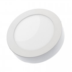 ALGINE ECO LED ROUND 230V 12W IP20 CW SUFITOWE biała ramka NATYNKOWA