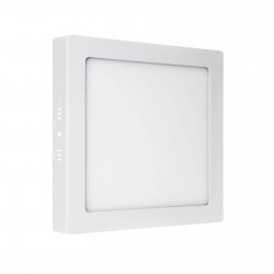 ALGINE ECO 12W 750lm WW 230V 120st IP20 IK06 175x175x35mm BIAŁY kwadrat. natynkowa
