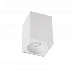 CHLOE ELEMENTO NATYNKOWA GU10 250V IP20 95x95x138mm BIAŁY kwadrat.