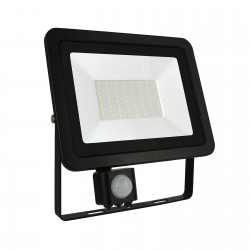 NOCTIS LUX 2 NAŚWIETLACZ 50W 3900lm CW 230V 120stIP44 212x206x35mm CZARNY czujnik ruchu PIR