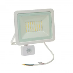NOCTIS LUX 2 NAŚWIETLACZ 50W 3900lm CW 230V 120stIP44 212x206x35mm BIAŁY czujnik ruchu PIR
