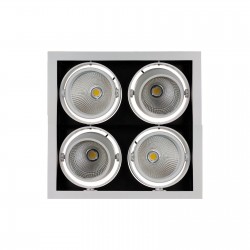 MODERN-DAY 4x1LED COB CITIZEN 40st 230V 4x27W IP20 WW DOWNLIGHT SQUARE + zasilacz