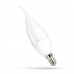 LED ŚWIECOWA DECO E-14 230V 8W CW SPECTRUM