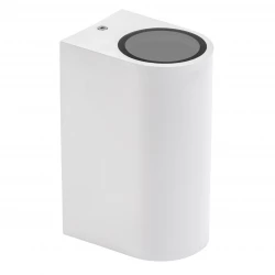 PARETE GU10 X2 DWUKIERUNKOWY KINKIET 250V IP54 150 x 73 x 95mm BIAŁY